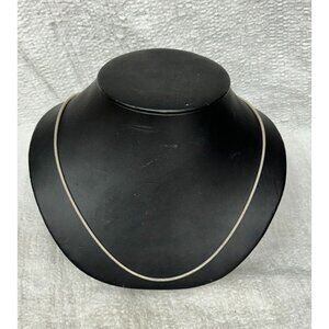 J C M Sterling Silver Snake Chain Necklace 24" #56